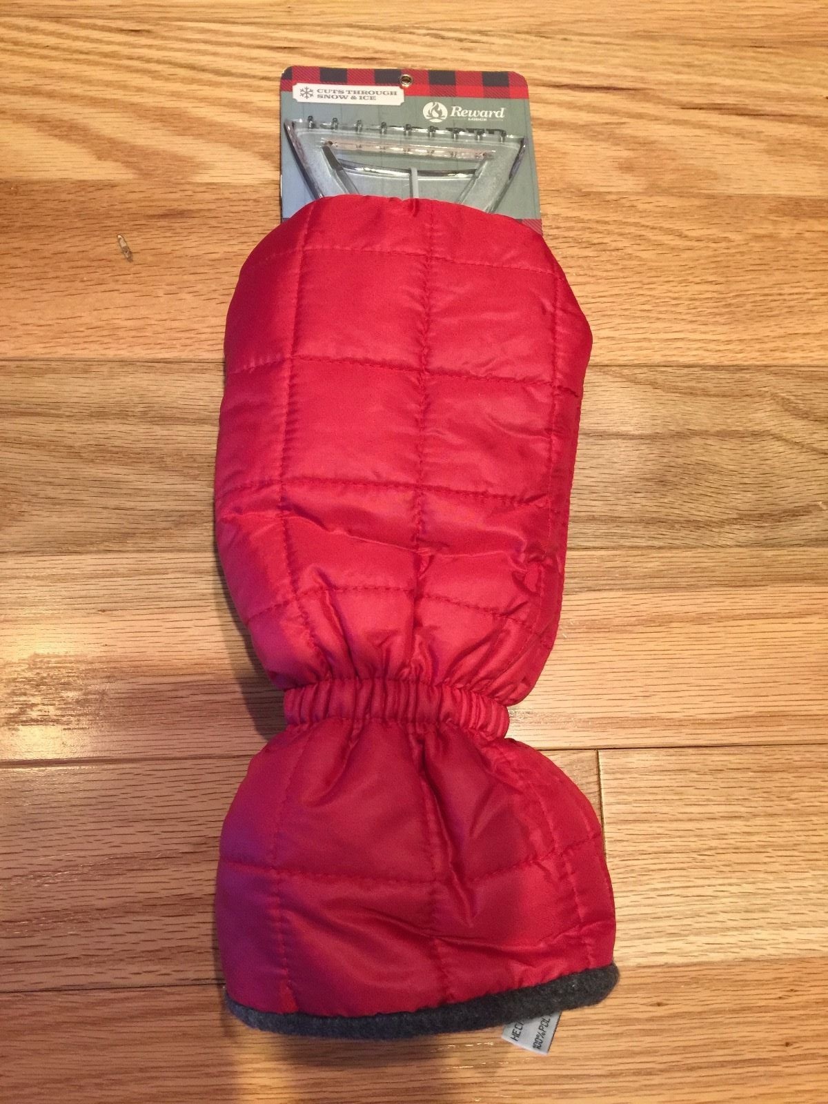 Ice Scraper Mitten-BNWT-Blue-Lined Interior-Reward Lodge-NECESSARY ITEM!!