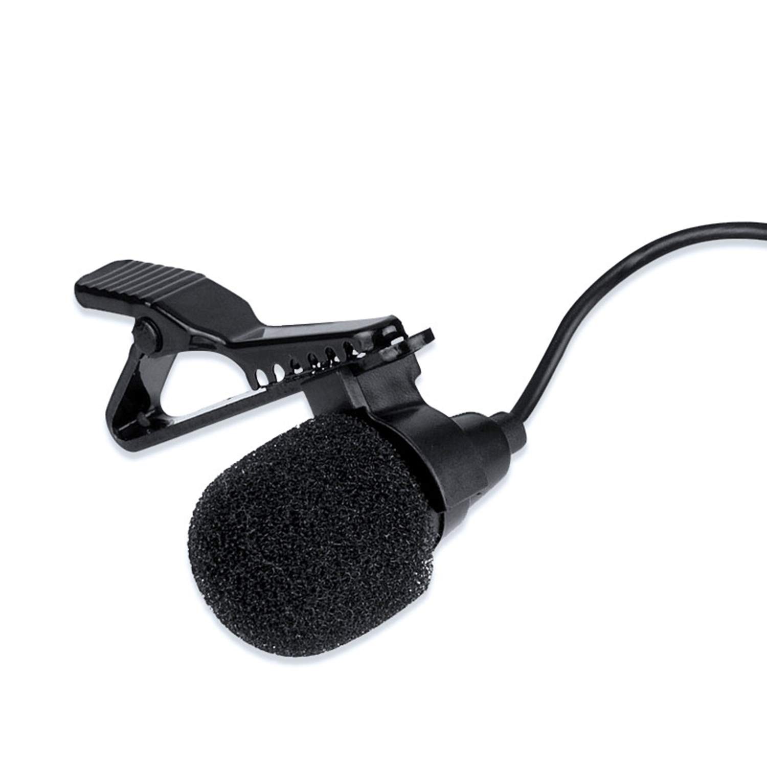 AUGSUN 18Pcs Lapel Microphone Clips Replacement Kit, 6Pcs Mini, black