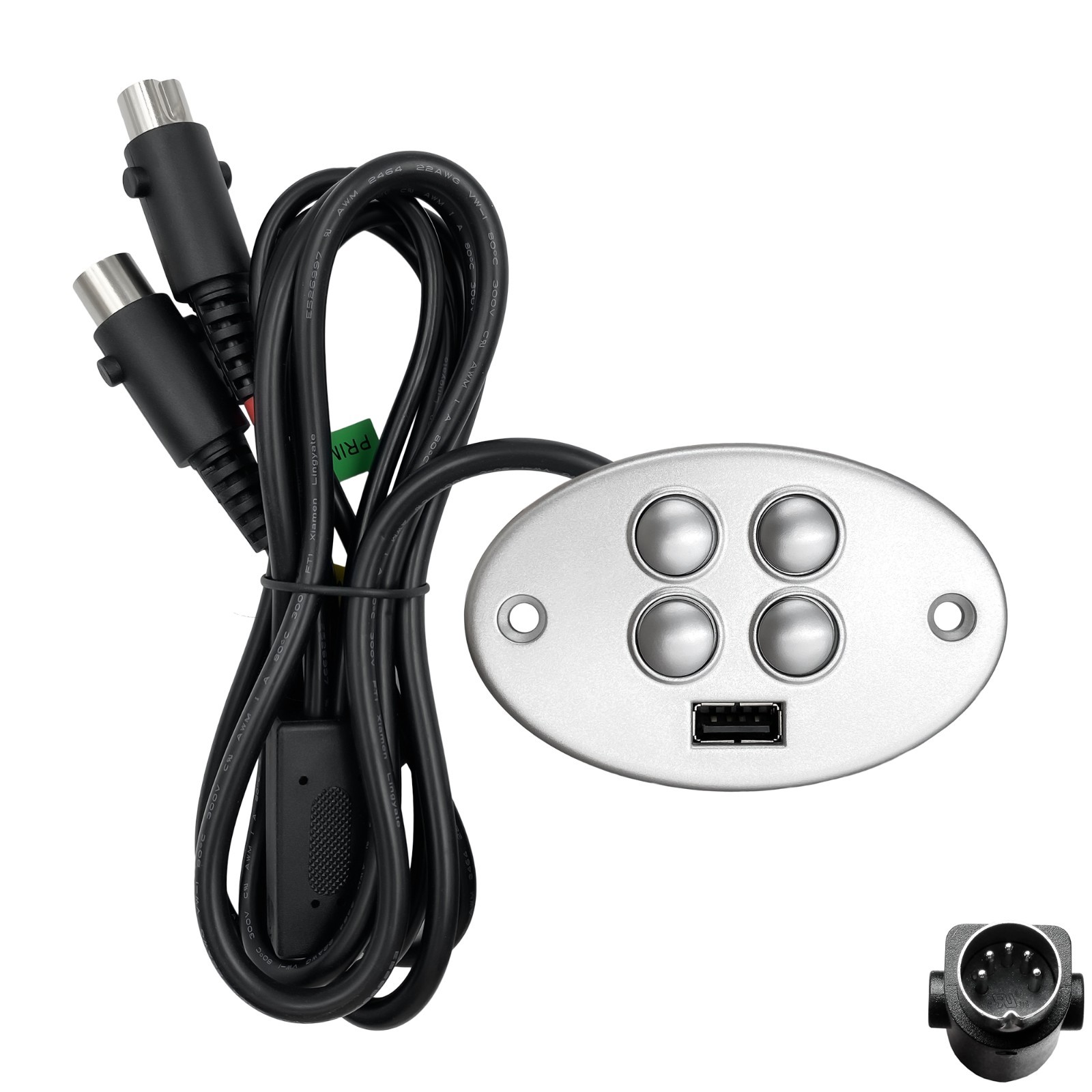 4 Button 5 Pin Power Recliner Switch Lift Chair Hand Control With USB CTR UR2 01