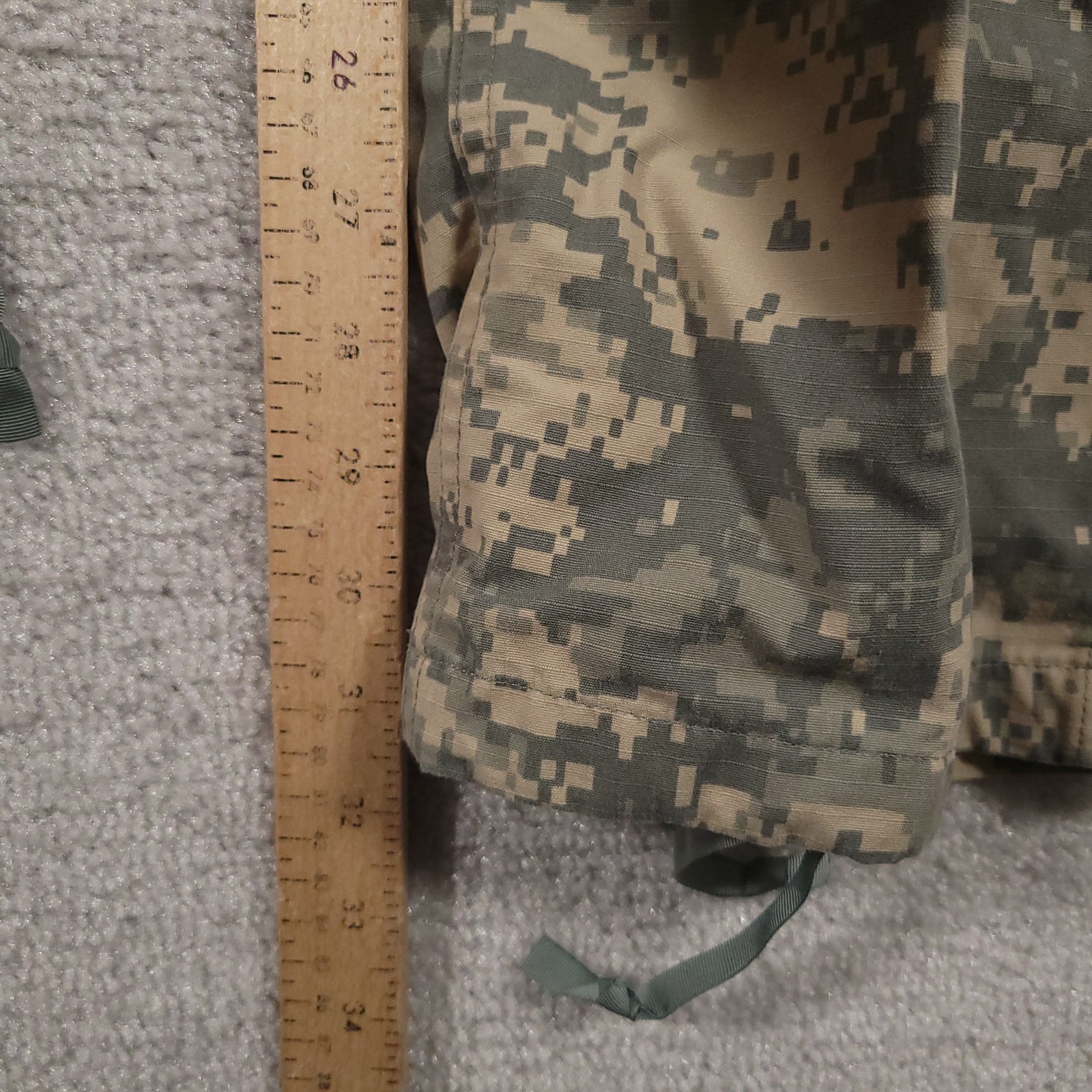 US Army Combat Uniform Trousers Small 30x31 Digital Camo Cargo Ripstop