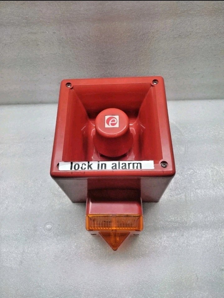 E2S AL112N Alarm Horn Light Orange 115Vac 50/60Hz Warning Signal