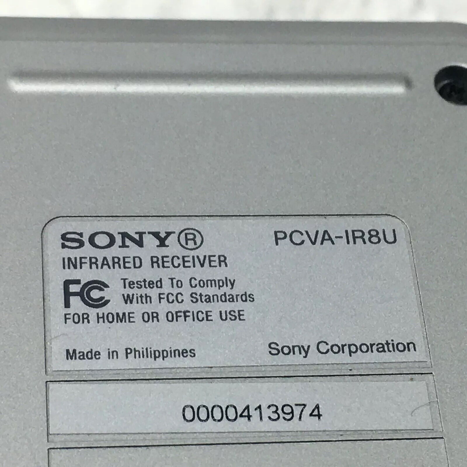 Sony Vaio PCVA-IR8U Infrared Receiver USB Infrared Computer Wireless Accessory