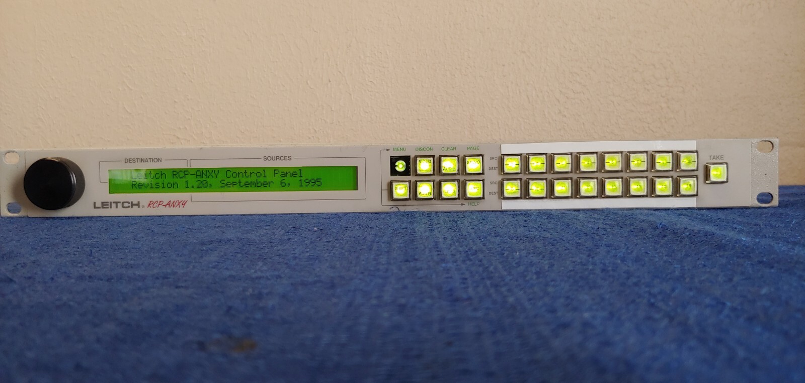 Leitch RCP-ANX4 Control Panel