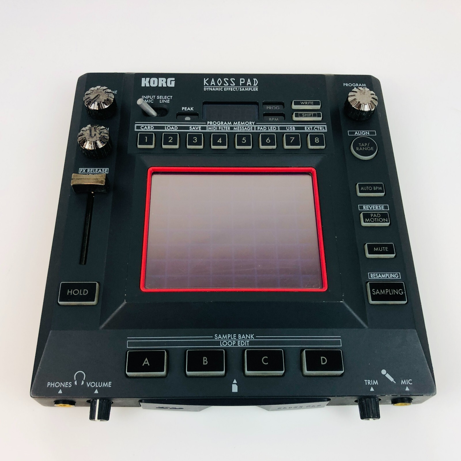 KORG KP3 KP-3 Kaoss Pad Dynamic Effect Sampler Sequencer Tested Dynamic Effect
