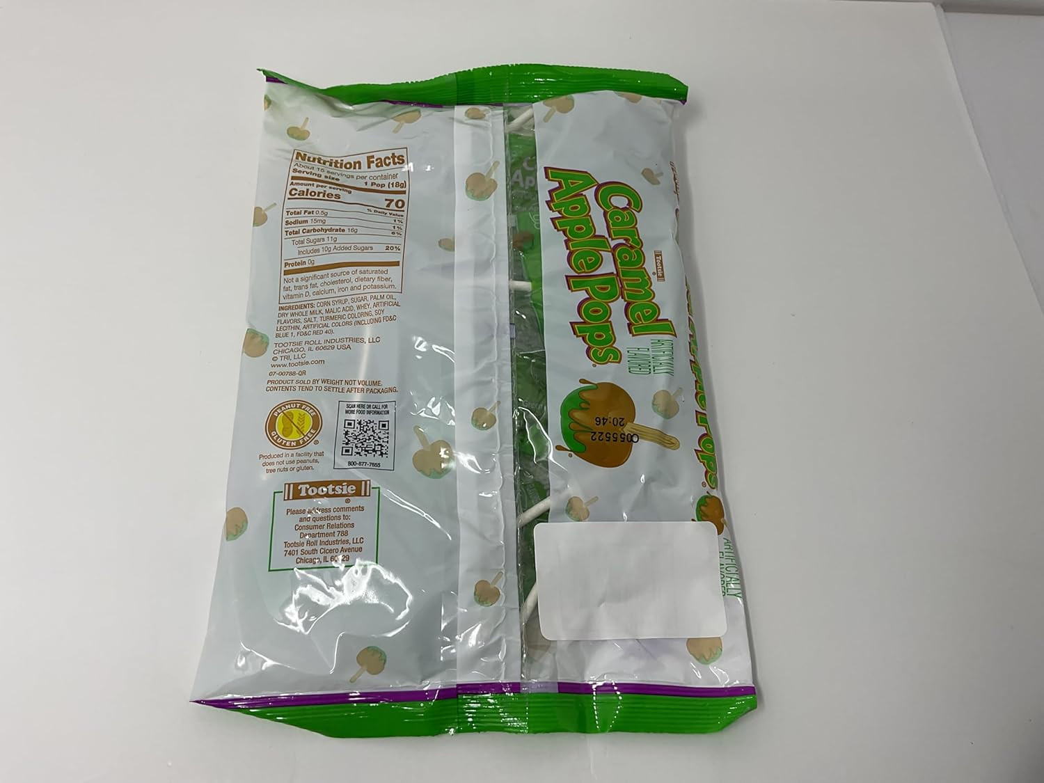 Caramel Apple Pops Green 9.4 Oz Bag