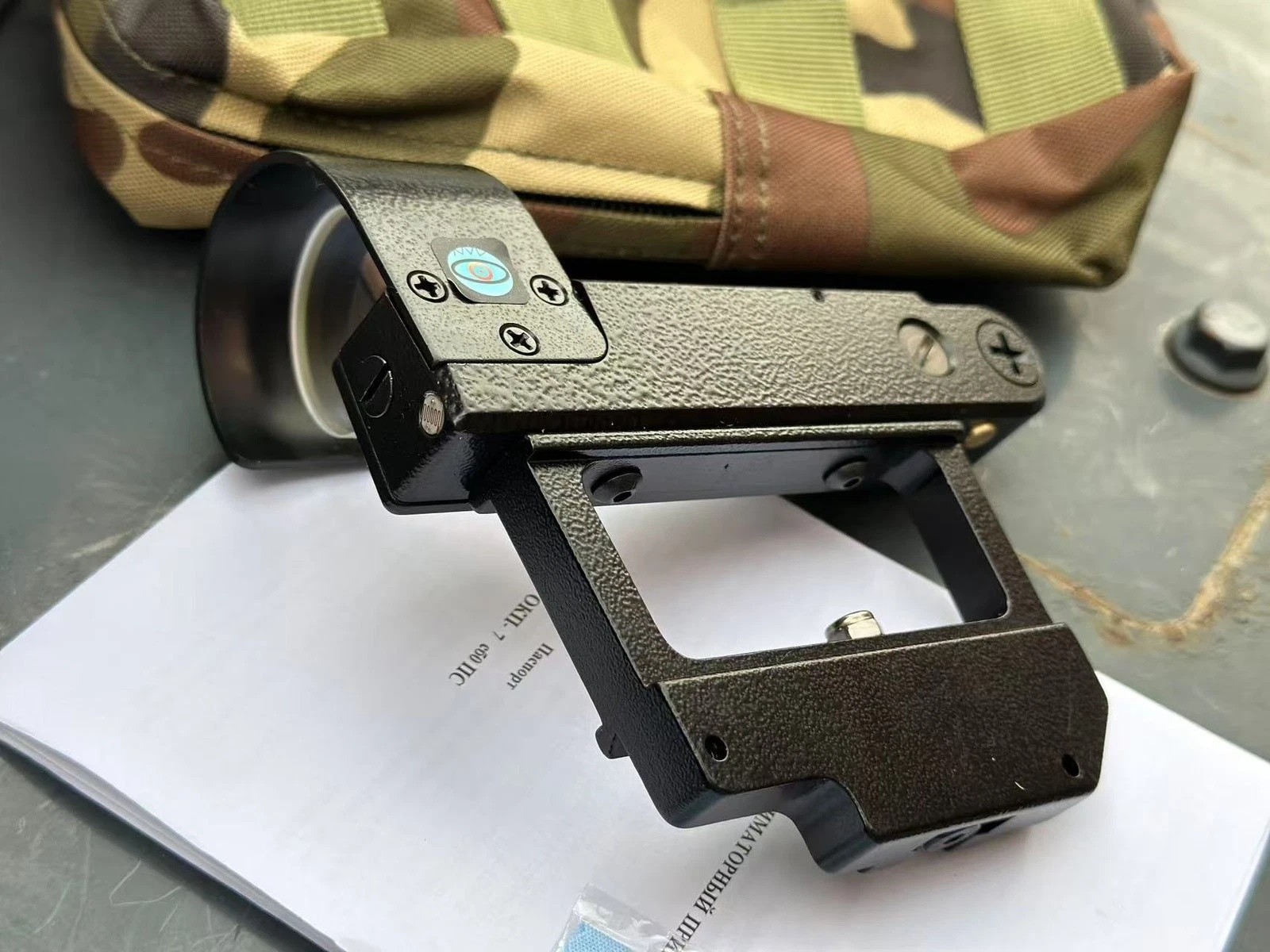 OKP7 Red Dot Sight A-K Side Mount Scope Triangle Reticle Russian Optic