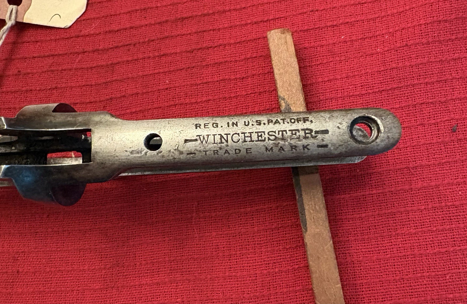 Winchester Model 1890 Upper Tang and Trigger Guard - c1910