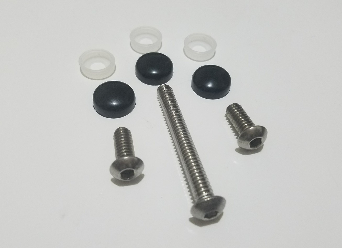3 Stainless Steel Windshield Screen Fairing Bolts Kit 14-17 Harley Windscreen GB