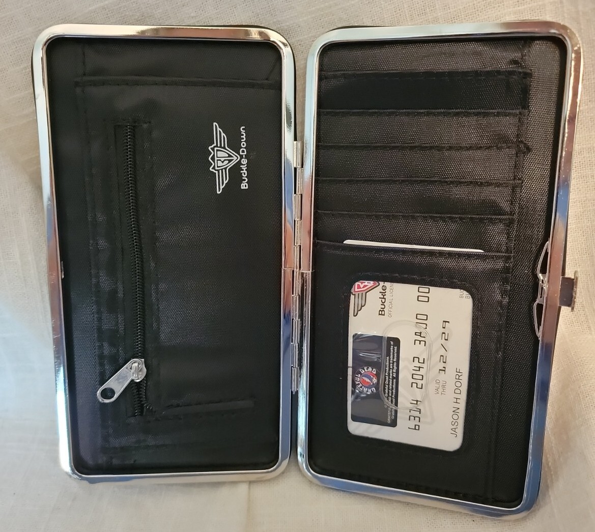 GRATEFUL DEAD STEAL YOUR FACE HINGED WALLET