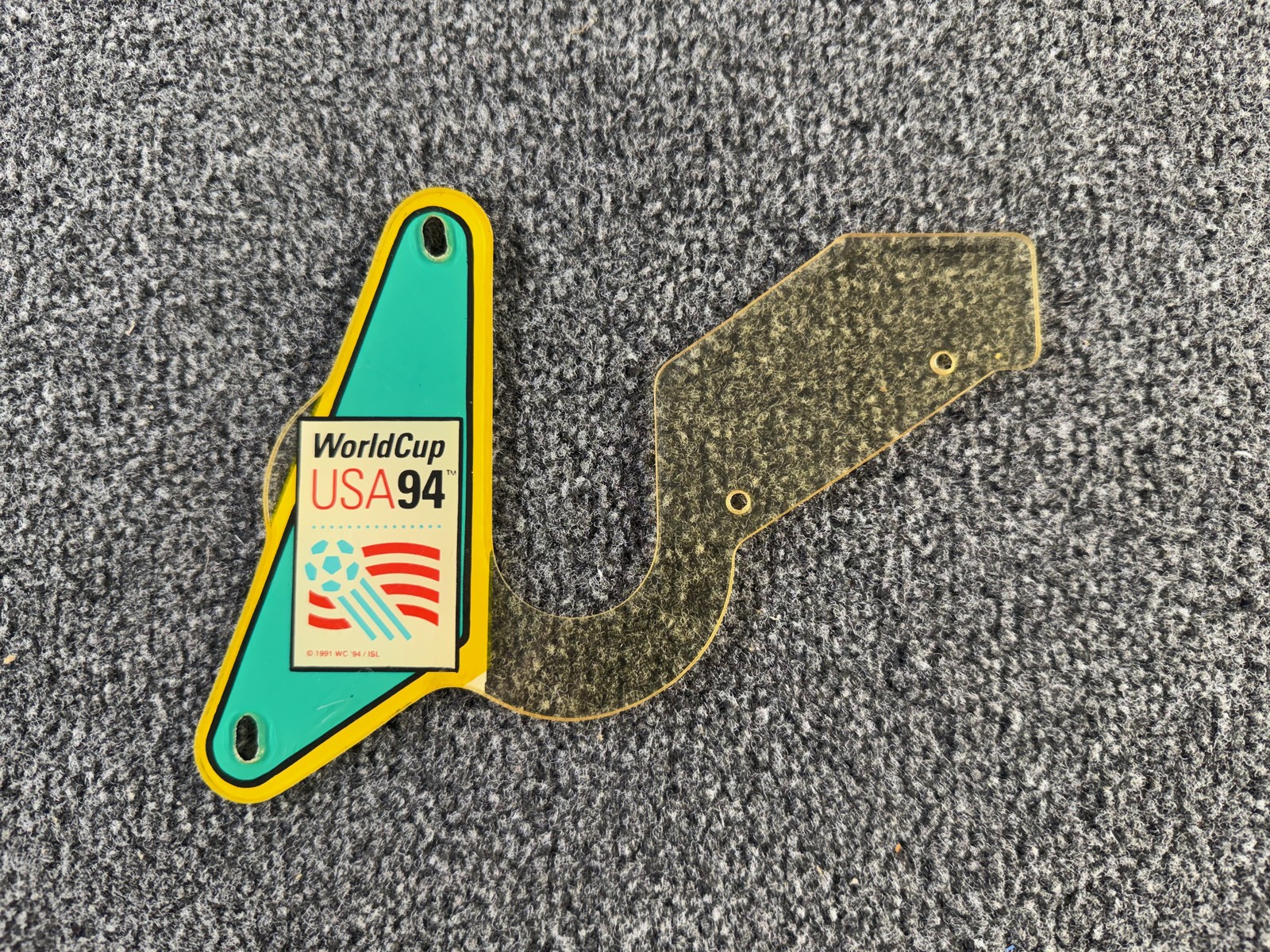 Bally World Cup Soccer 94 Pinball Playfield Plastic Slingshot 31-1925-27-SP NOS