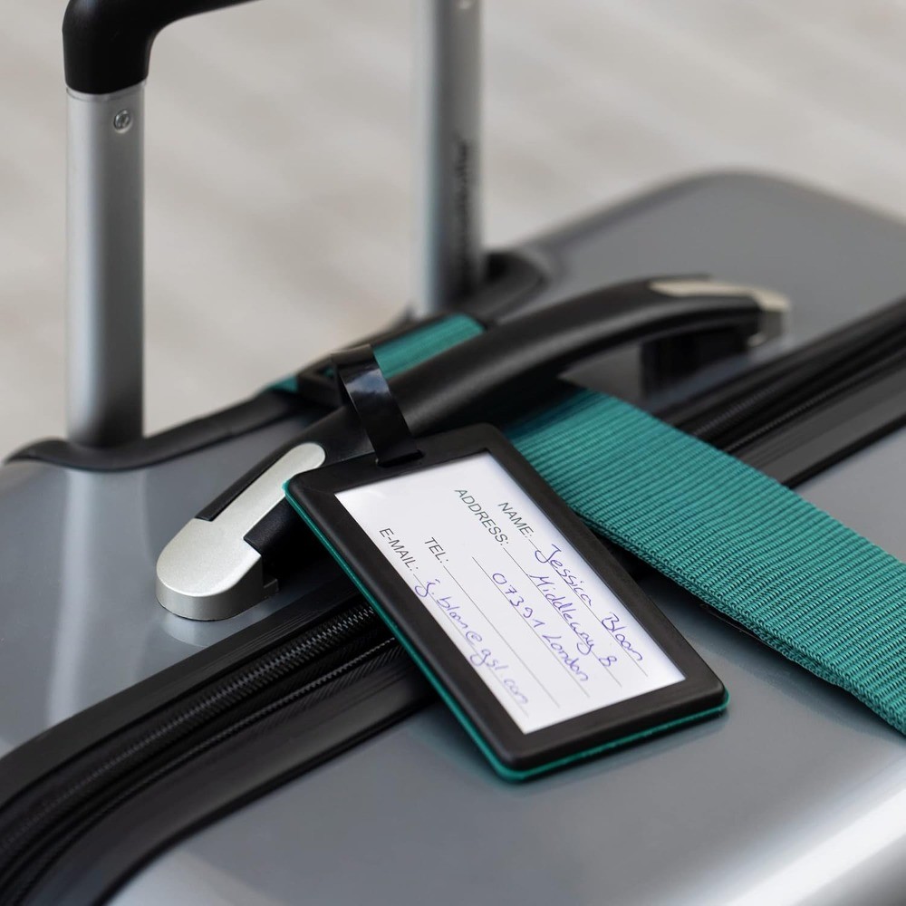 Navaris TSA Luggage Strap - Secure Adjustable Strap with Combination Lock