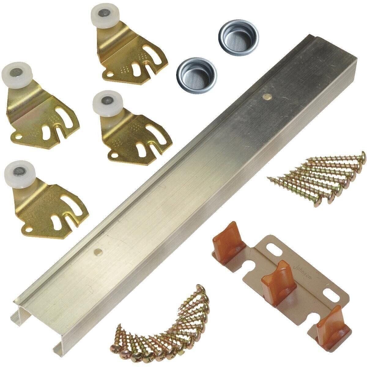 Johnson Hardware 60" 2Dr Bypass Hardware