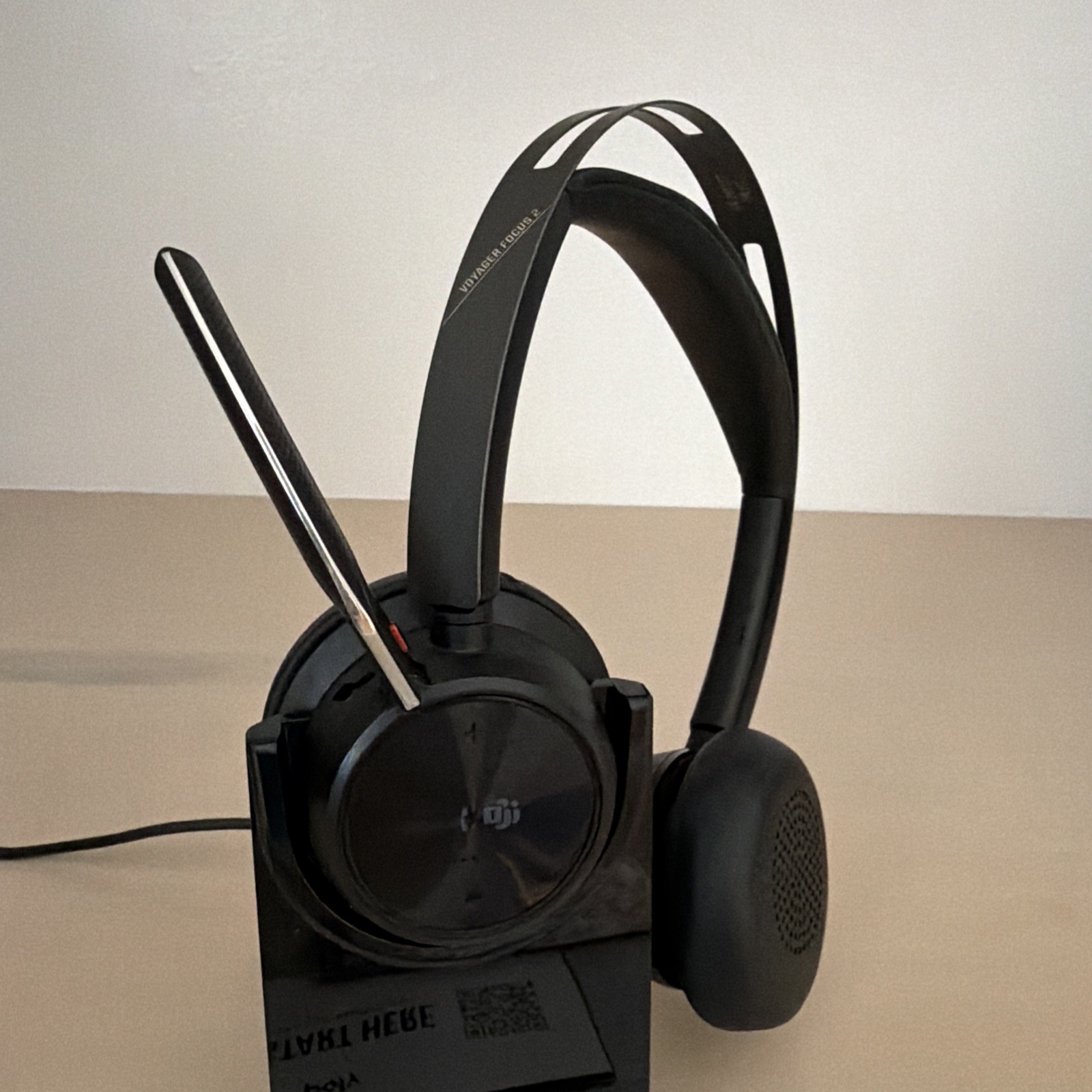 Poly Voyager Focus 2 UC Stereo Headset with Charging Stand