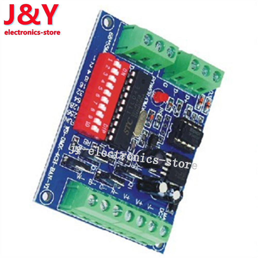 DMX512 Decoder 4CH Channel 16A RGBW Controller LED stage lighting CMOS Output