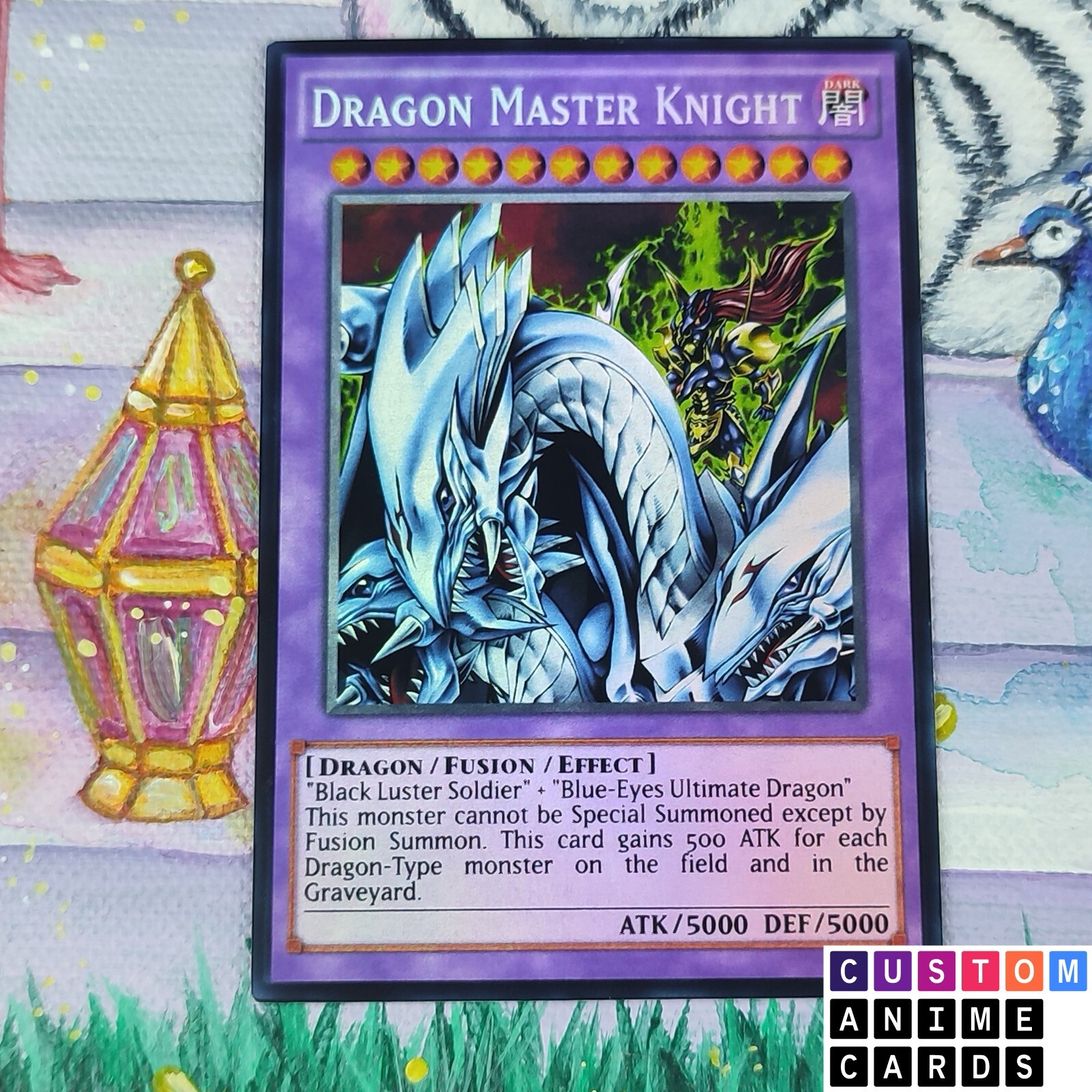 Dragon Master Knight ANIME EFFECT HOLO card