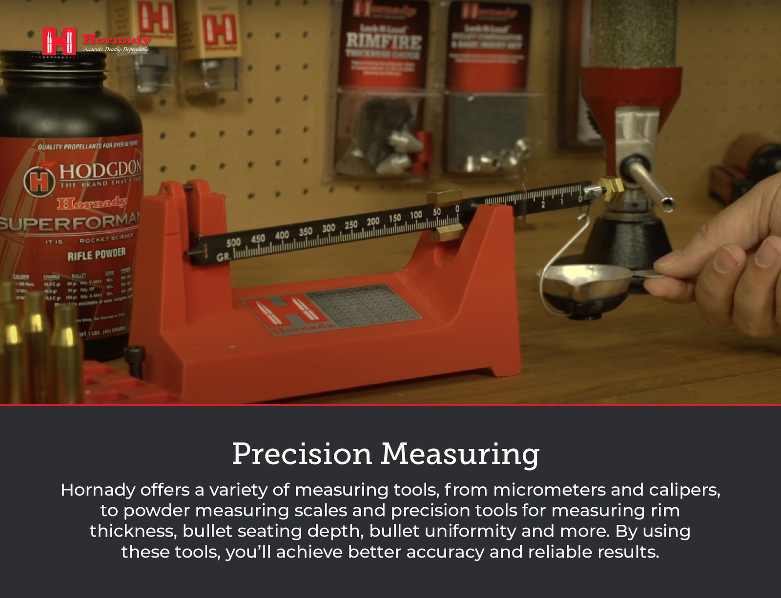 Hornady 050109 Lock-N-Load Balance Beam Scale,Red