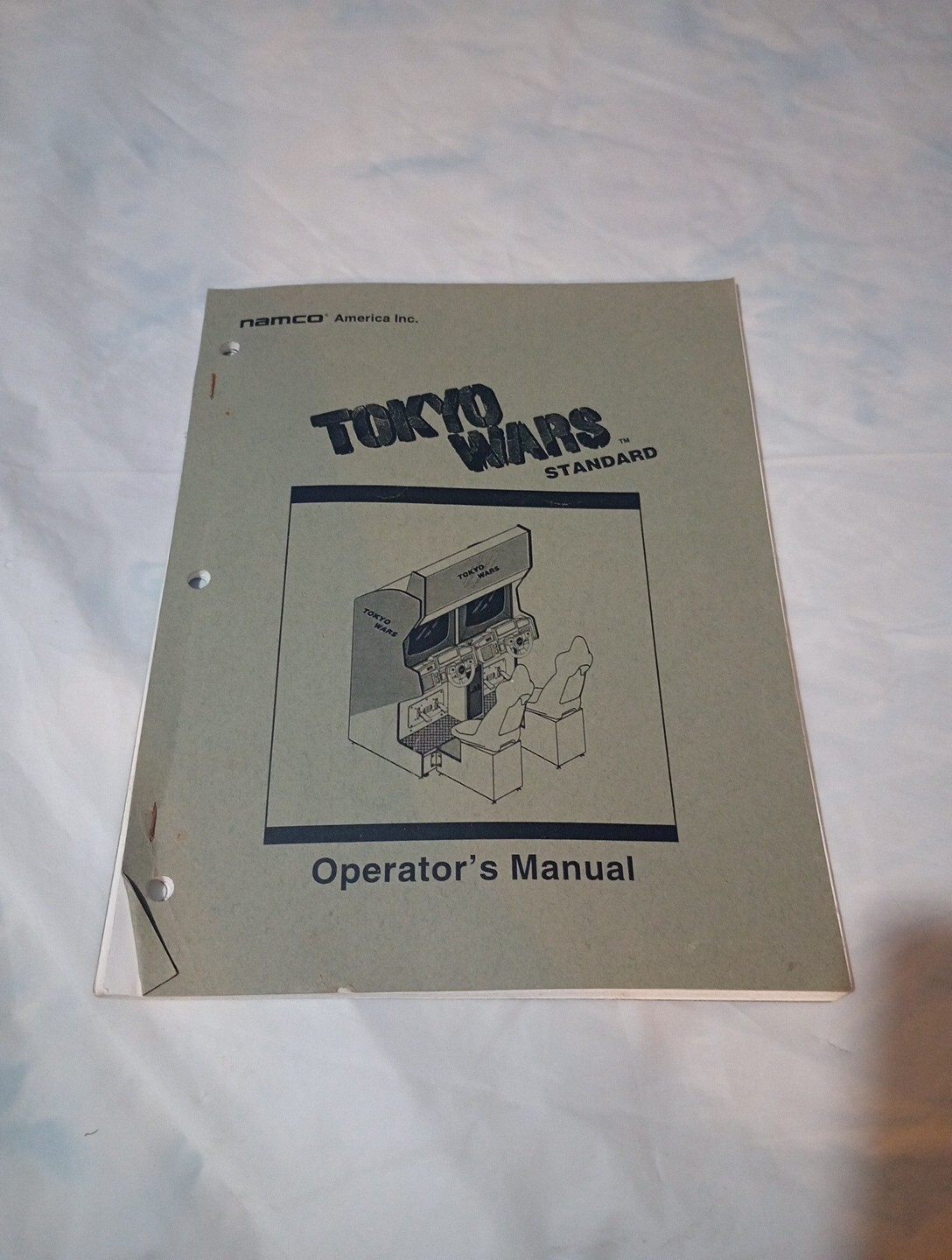 Namco Tokyo Wars Original Manual For Arcade