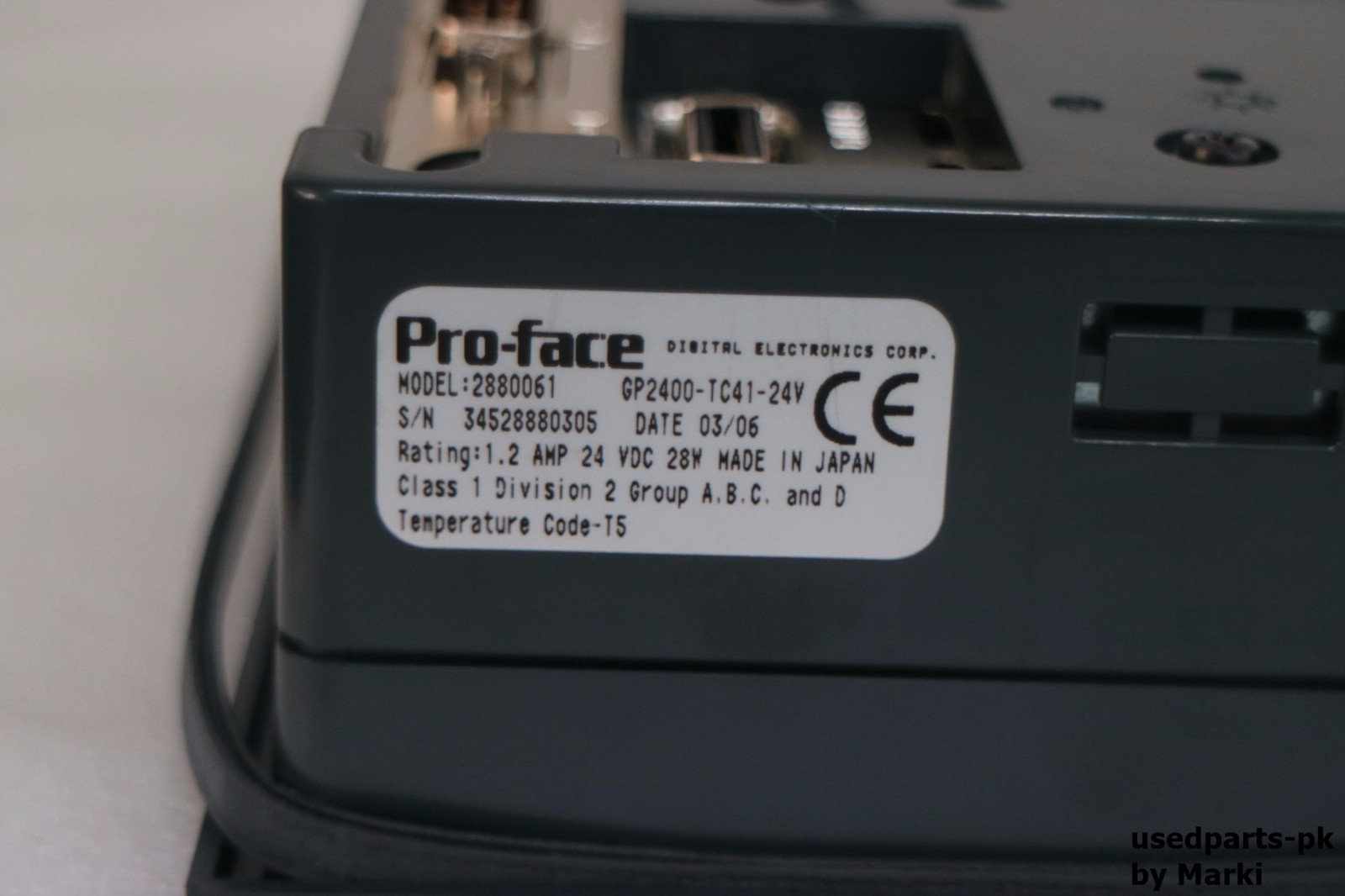 PRO-FACE GP2400-TC41-24V 2880061 TOUCH SCREEN HMI GRAPHIC PANEL / PROFACE
