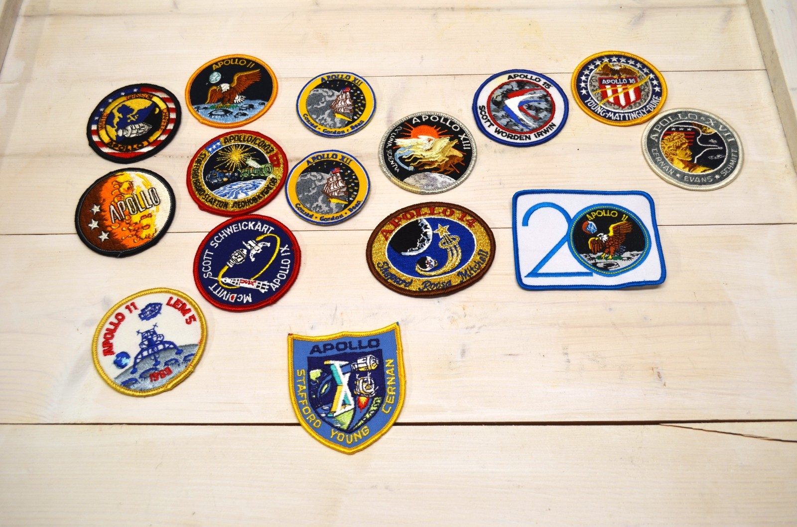 NASA mission patches (Lot of 15) Apollo