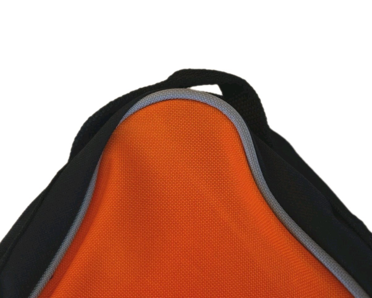 First Aid Kit bag , build your own, orange with pocket