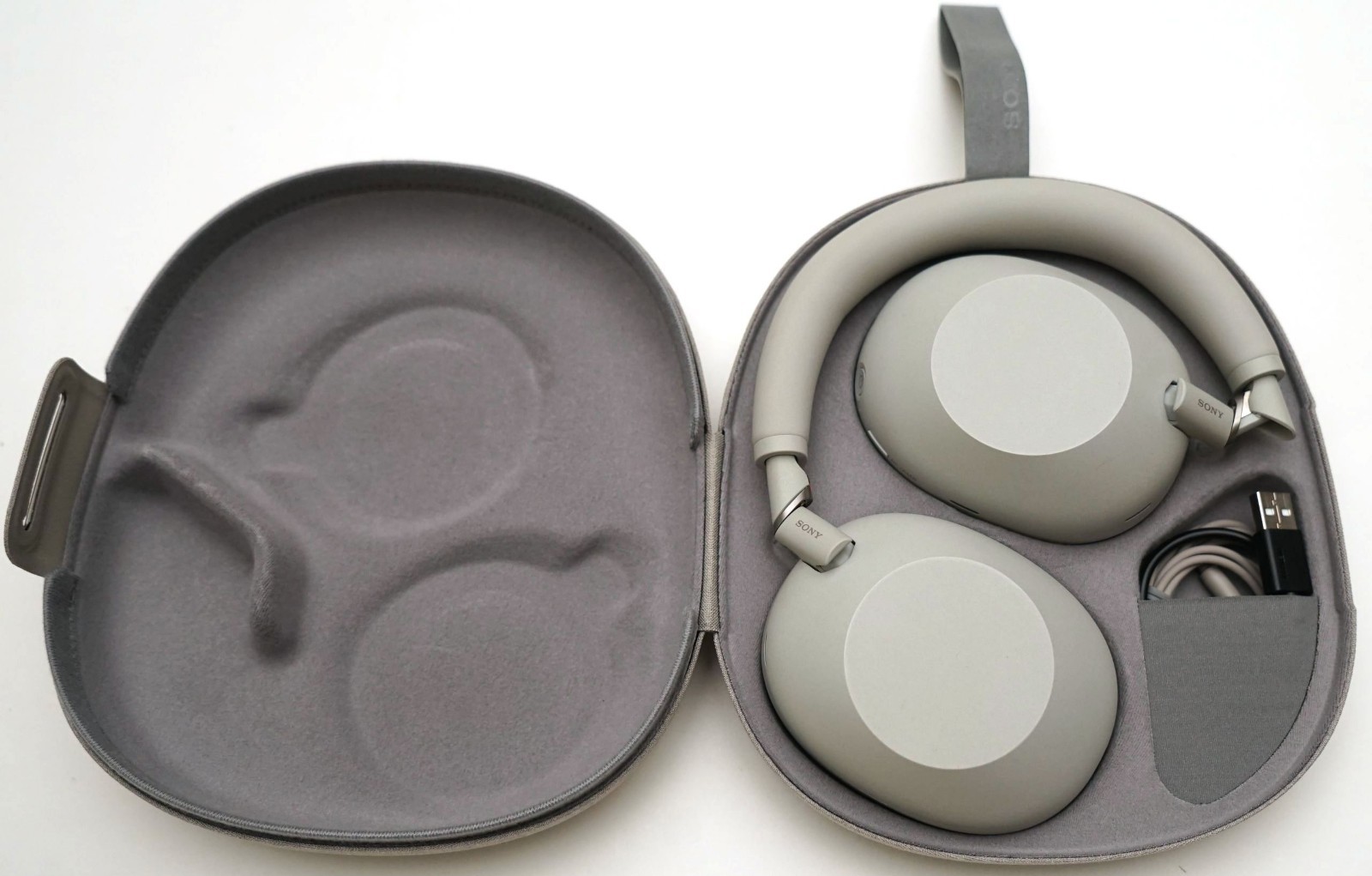 Sony WH-1000XM6/S Headphones Wireless Noise Canceling WH1000XM6 Silver/Beige