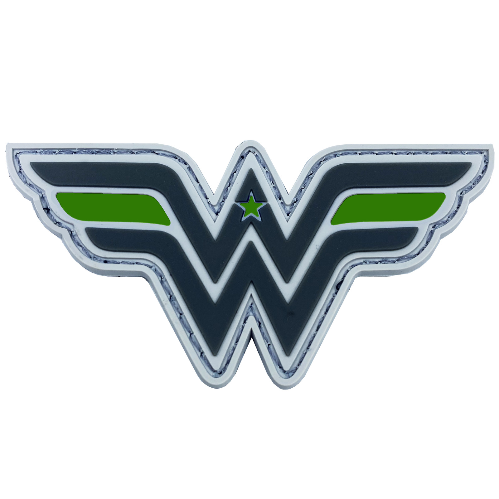DL5-09 Wonder Woman inspired Women in Law Enforcement Thin Green Line Police Dep
