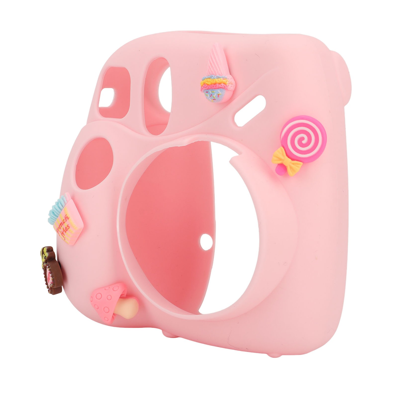 Instant Camera Cover With Shoulder Strap Soft Silicone Protective Case For