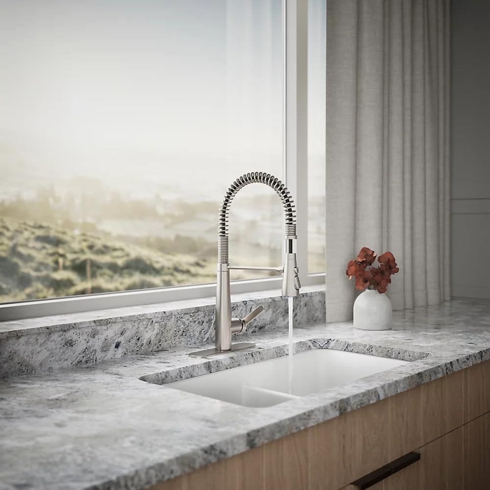 Kohler Vind Semi-Professional Pull-down Kitchen Sink Faucet Vibrant Stainless