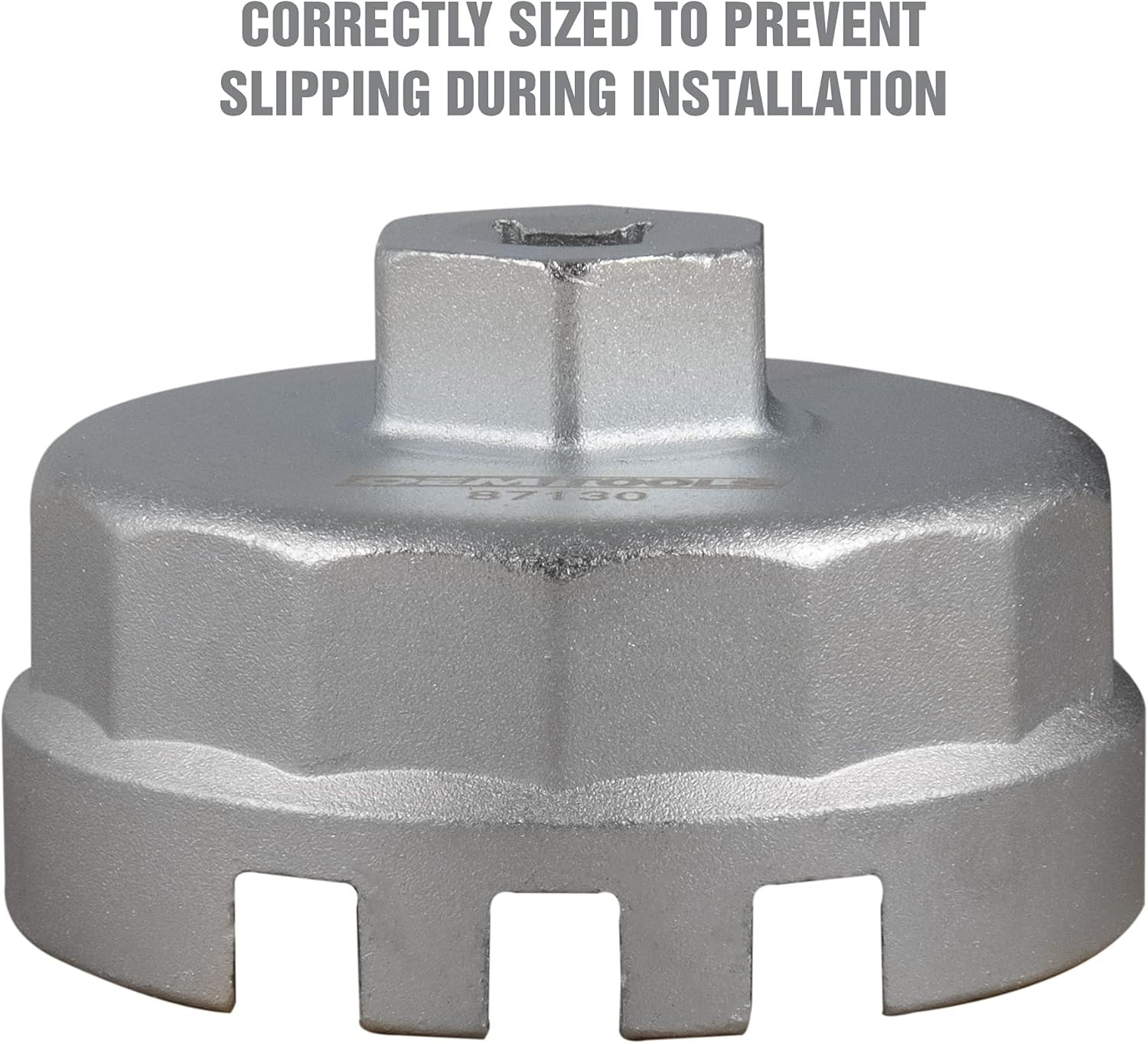 87130 64MM Toyota & Lexus Oil Filter Wrench with 14 Flutes, 64MM Cap Wrench, Oil