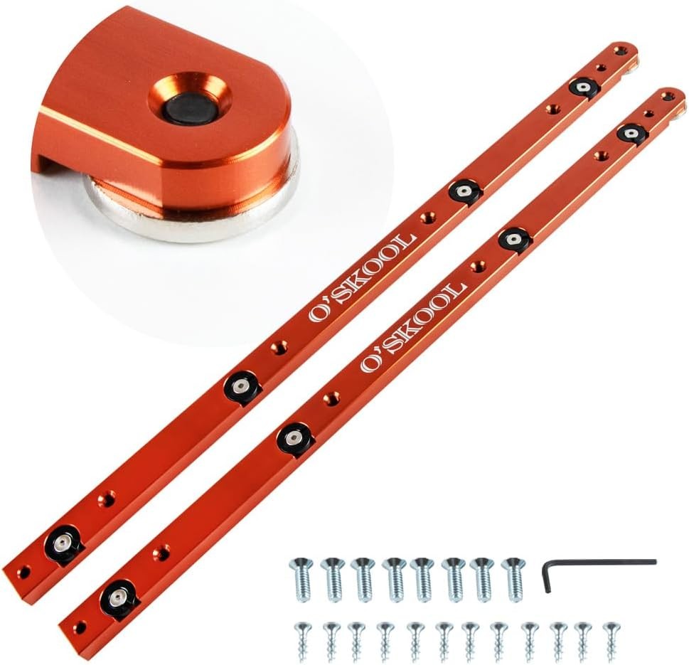 Miter Slot Runner Slider Bars for Table Saw Miter Bar, Crosscut Sled, 17 inch...