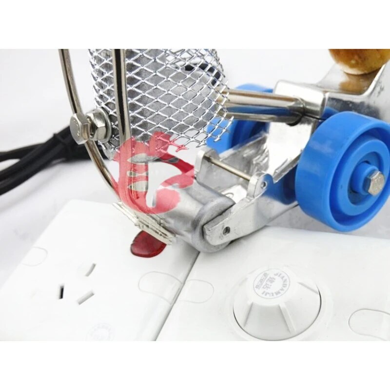 Woodworking Stitching Machine Veneer Splicing Line Double Thread Head Type