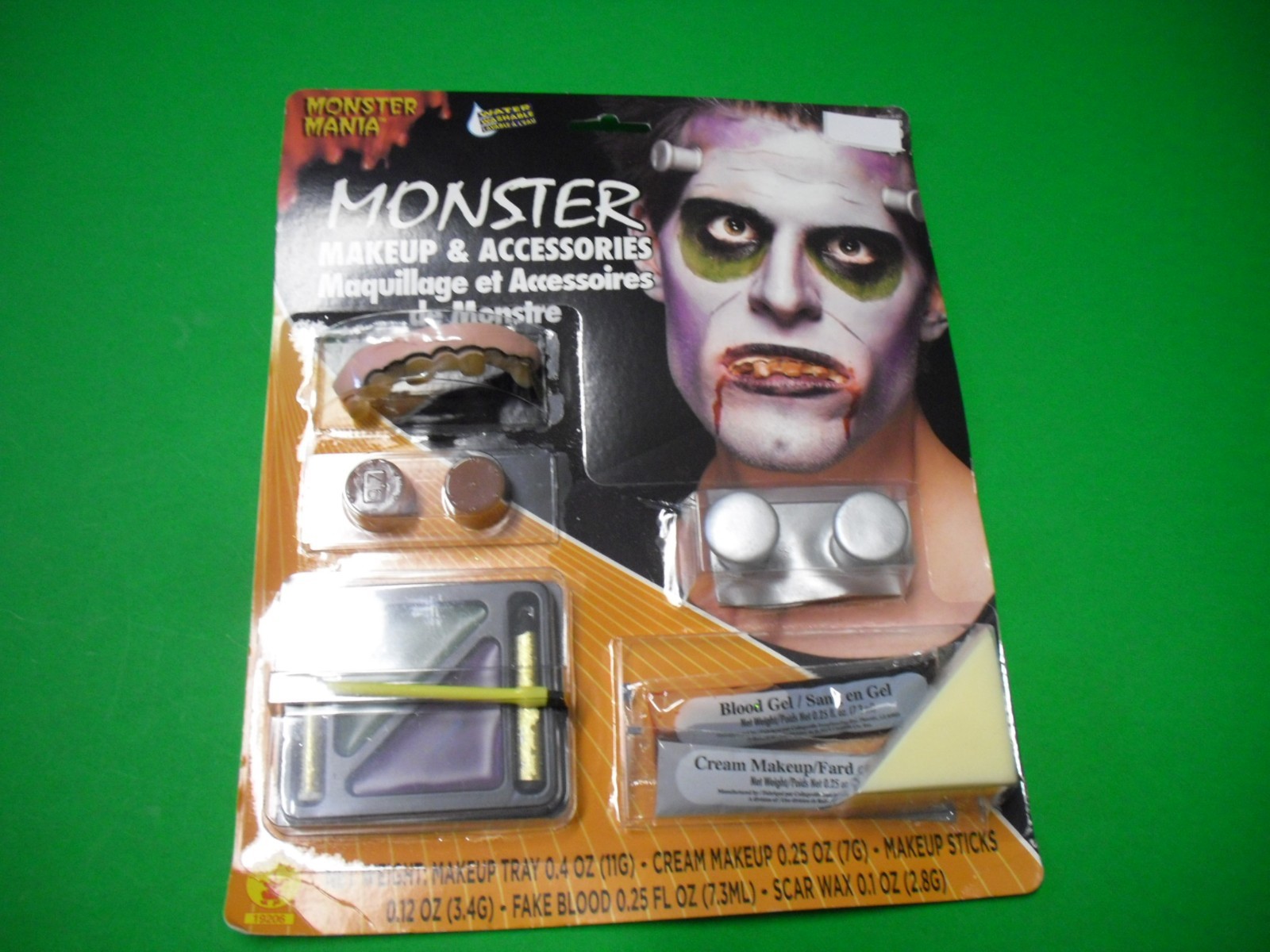 New ! Monster Mania Monster Halloween Makeup and Accessories