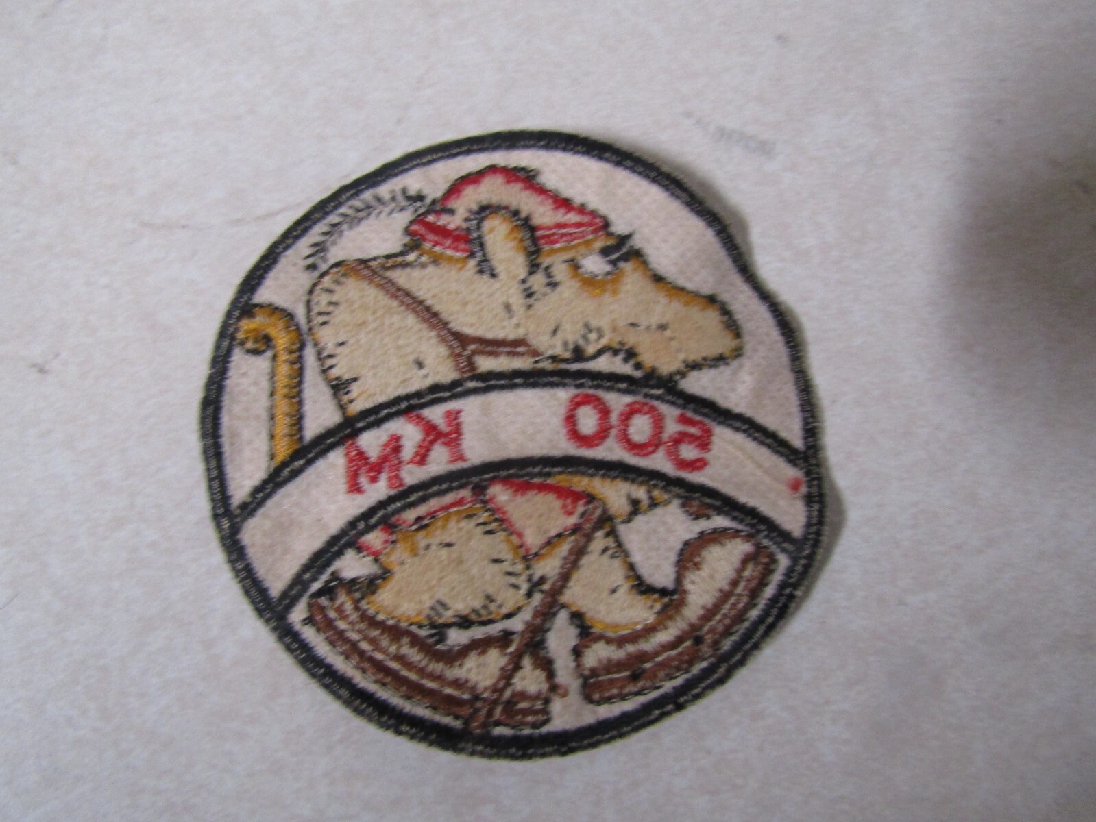 MILITARY PATCH OLD VIETNAM ERA 500 KM