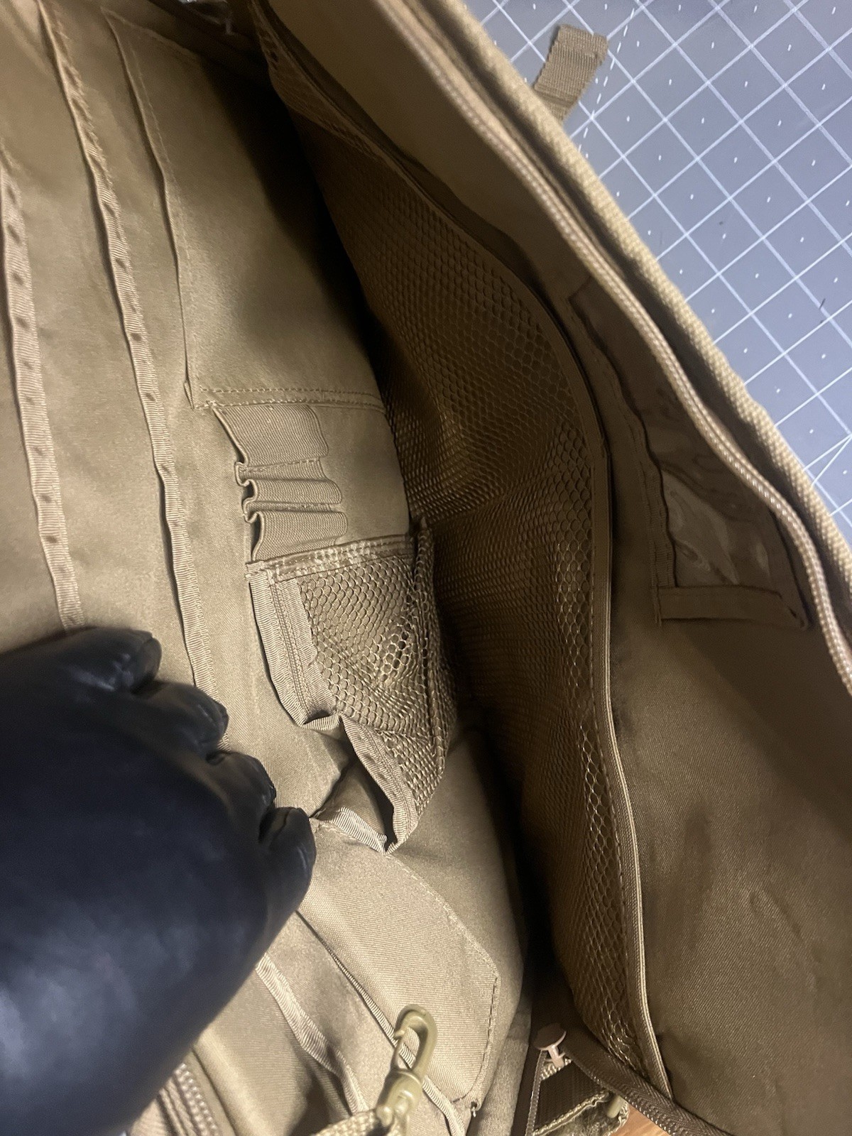 Code Alpha Tactical Gear Computer Laptop Messenger Bag TAN