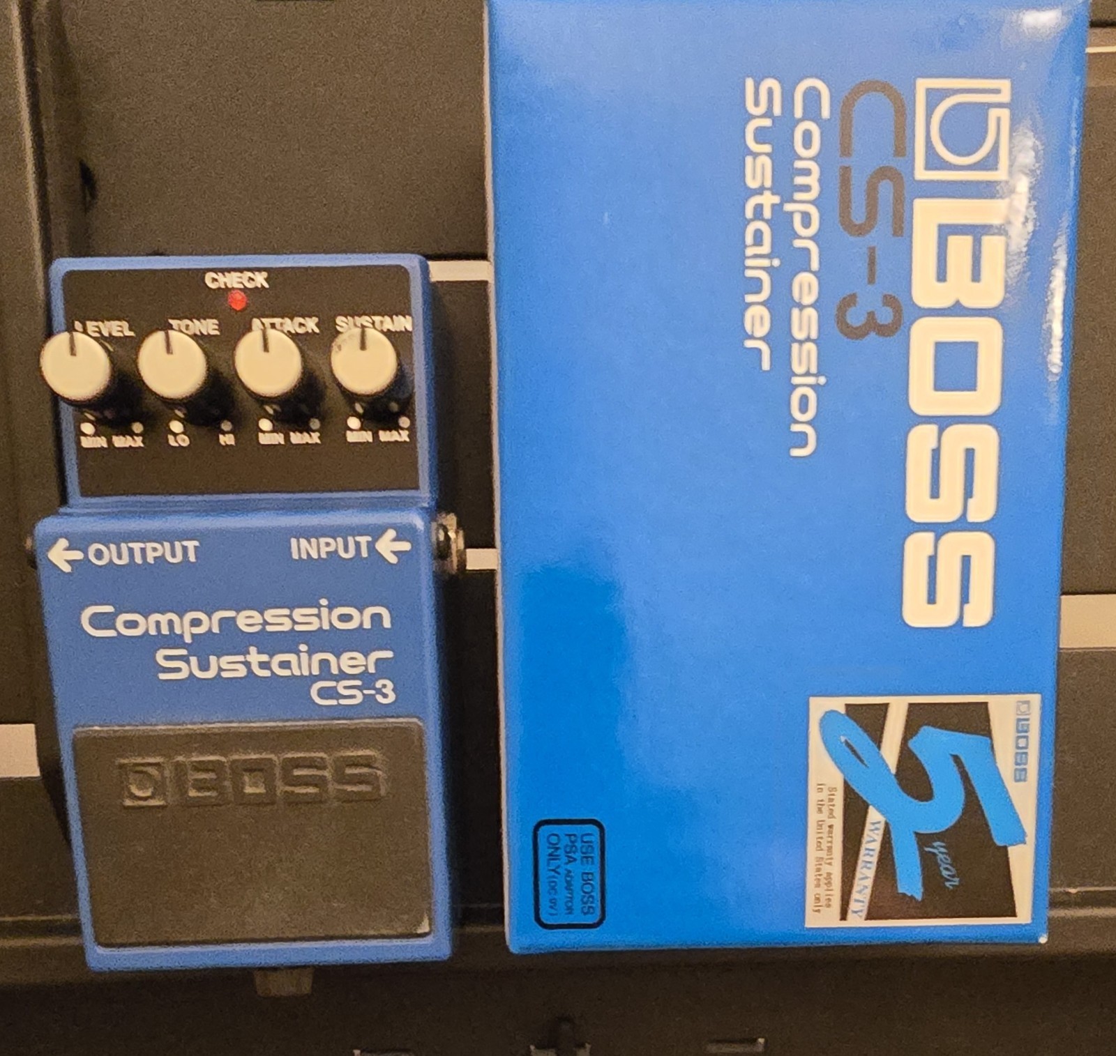 Boss CS-3 Compressor Guitar Effect Pedal