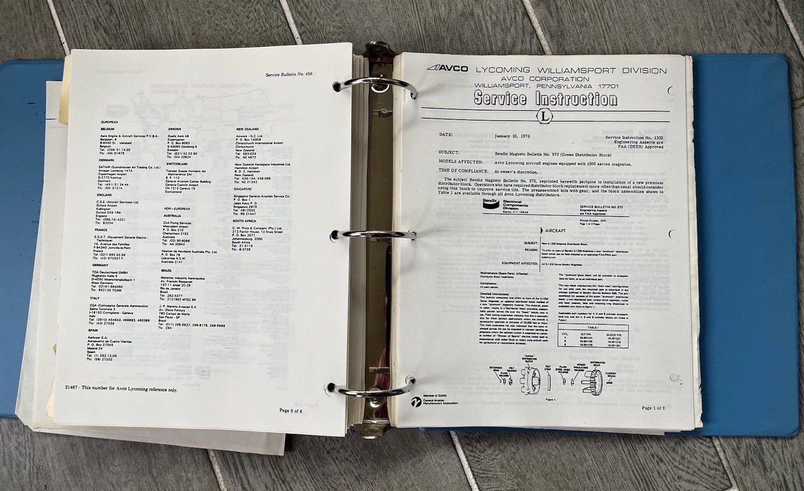 Beachcraft U-8 Aircraft Training Manual for Classroom Training Reference Only Og