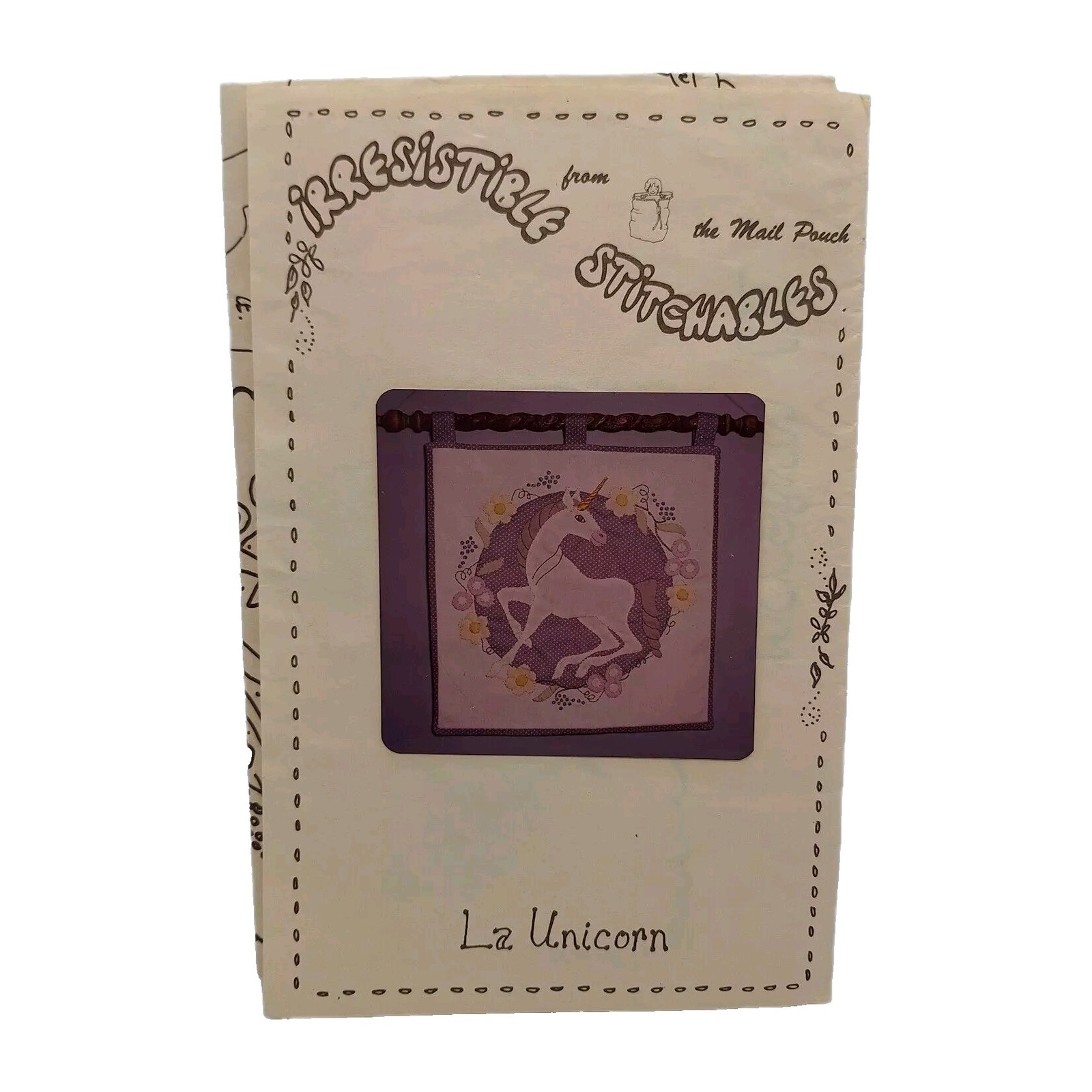 The Mail Pouch La Unicorn Applique Irresistible Stitchables