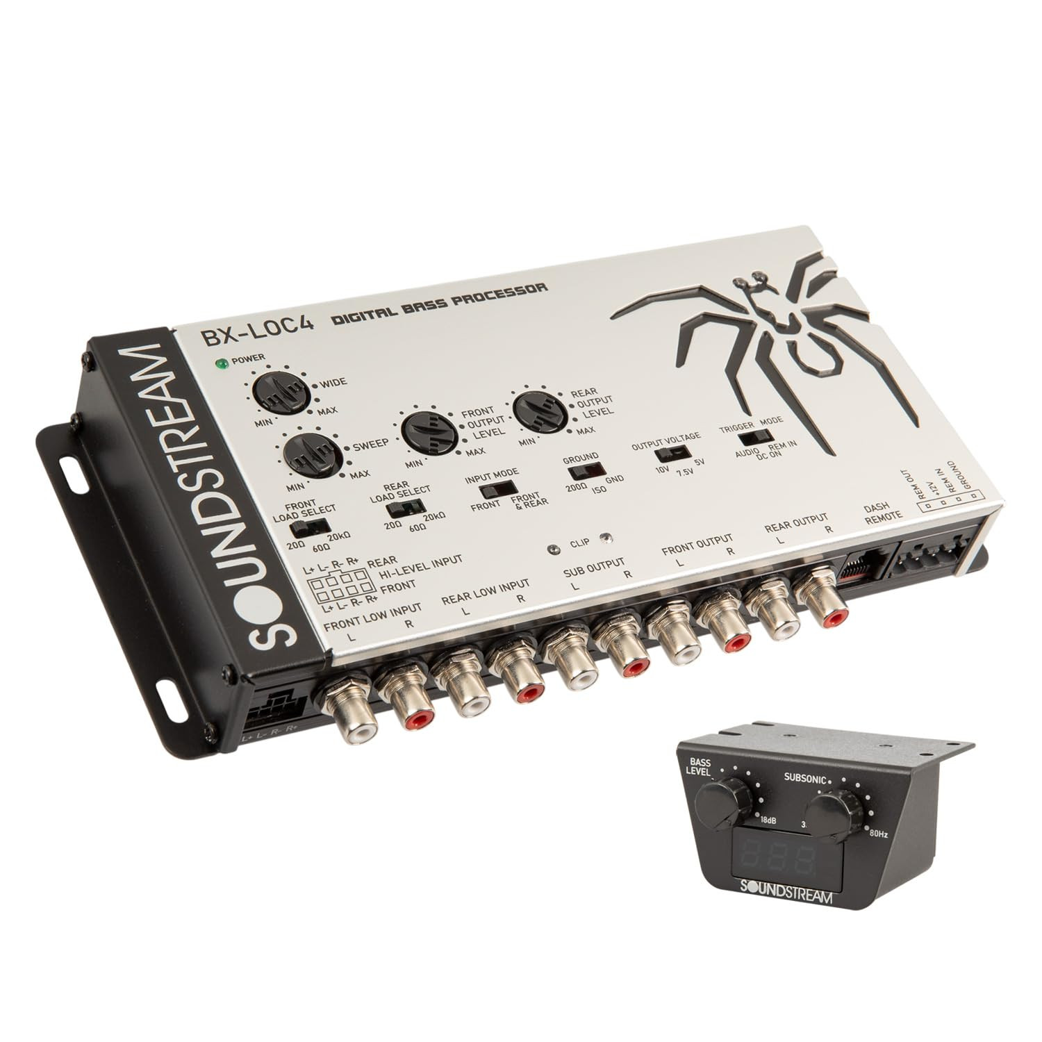 Premium Bass Processor with Line Driver/Line Converter for Car Audio – High Volt