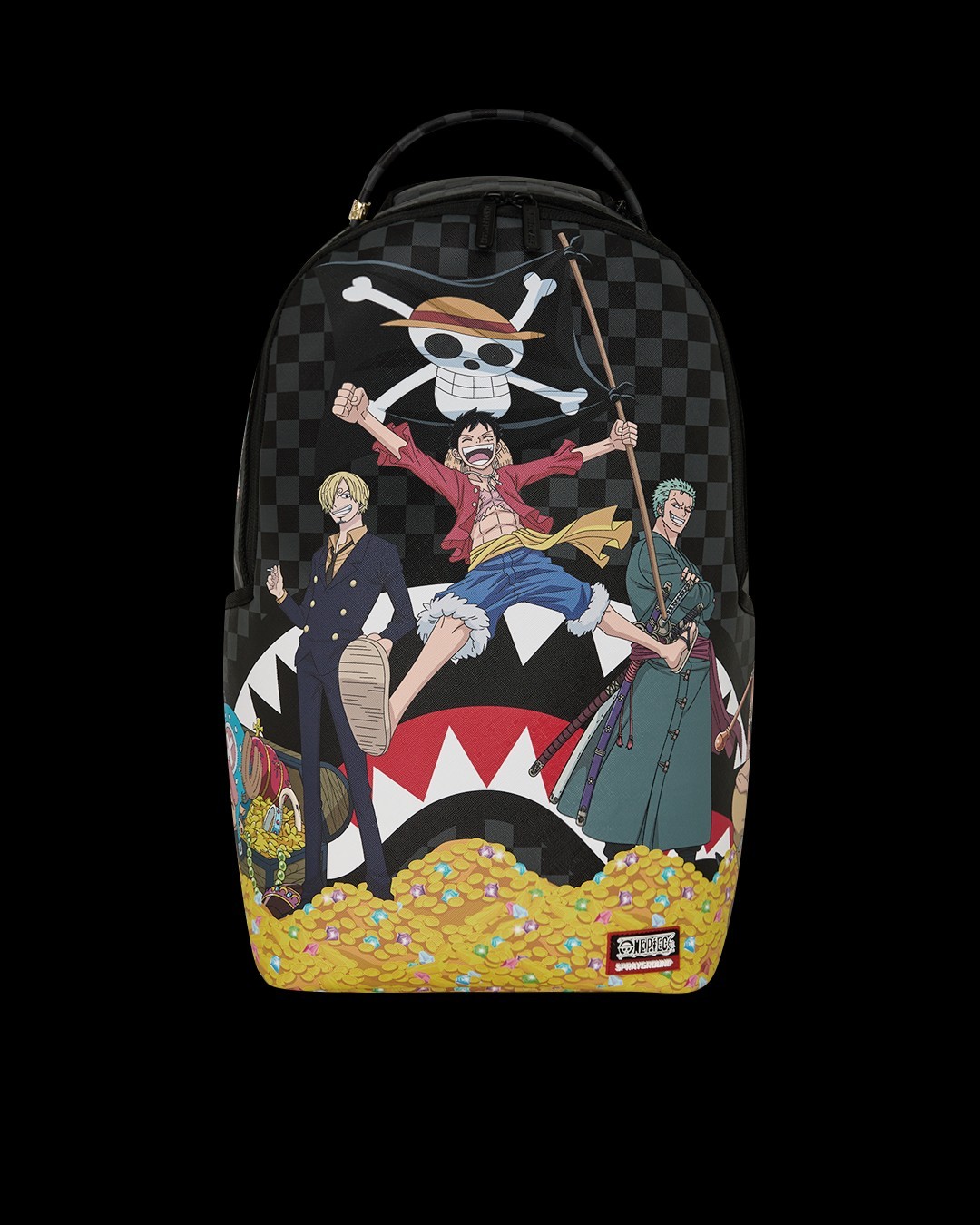 SPRAYGROUND ONE PIECE STRAW TREASURE HUNT BACKPACK