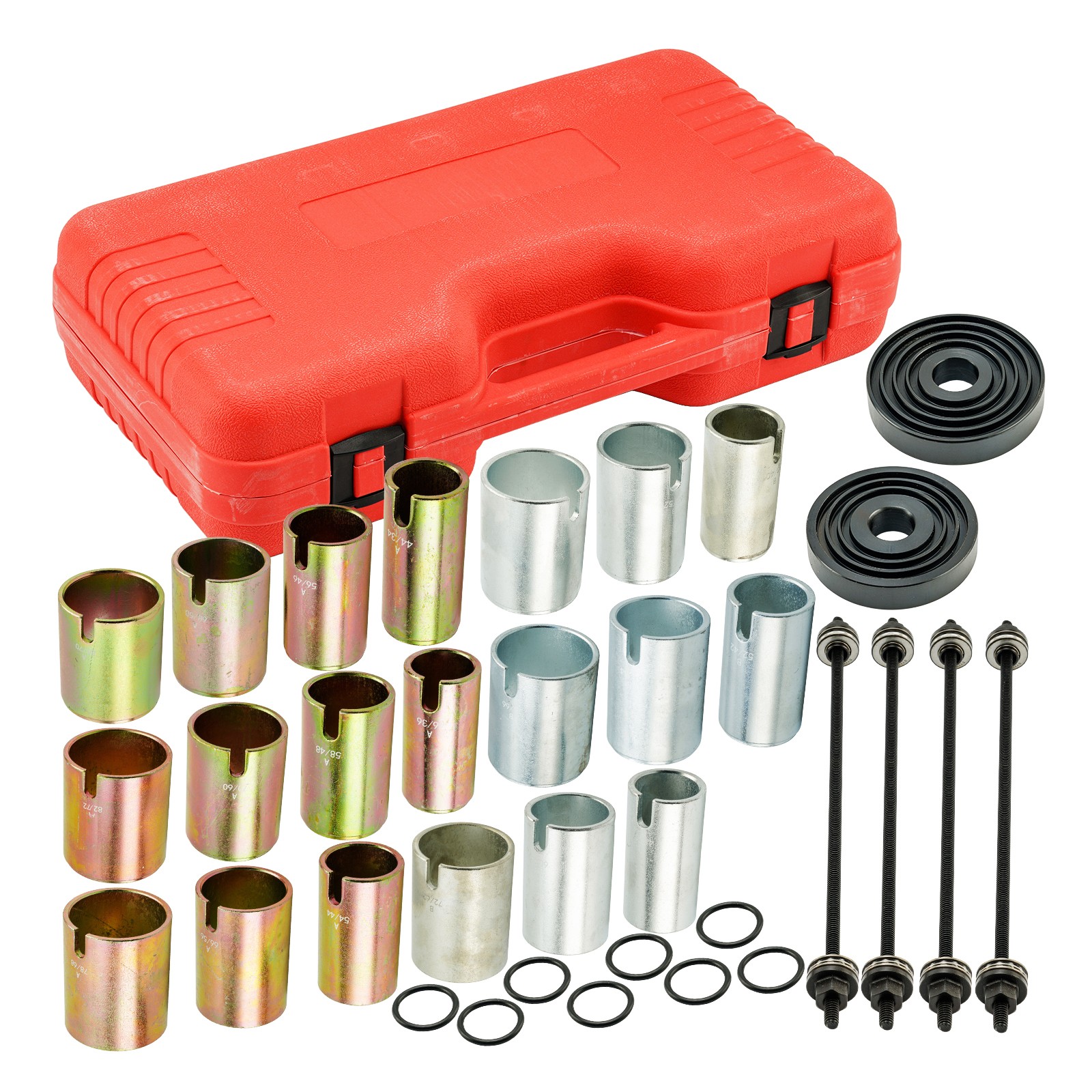 26x Universal Press and Pull Sleeve Kit Bush Bearing Removal Insertion Tool