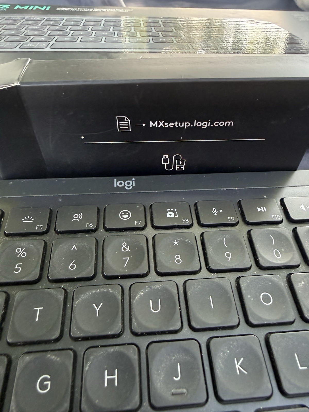 Logitech MX Keys Mini Wireless Keyboard (Black), English - US