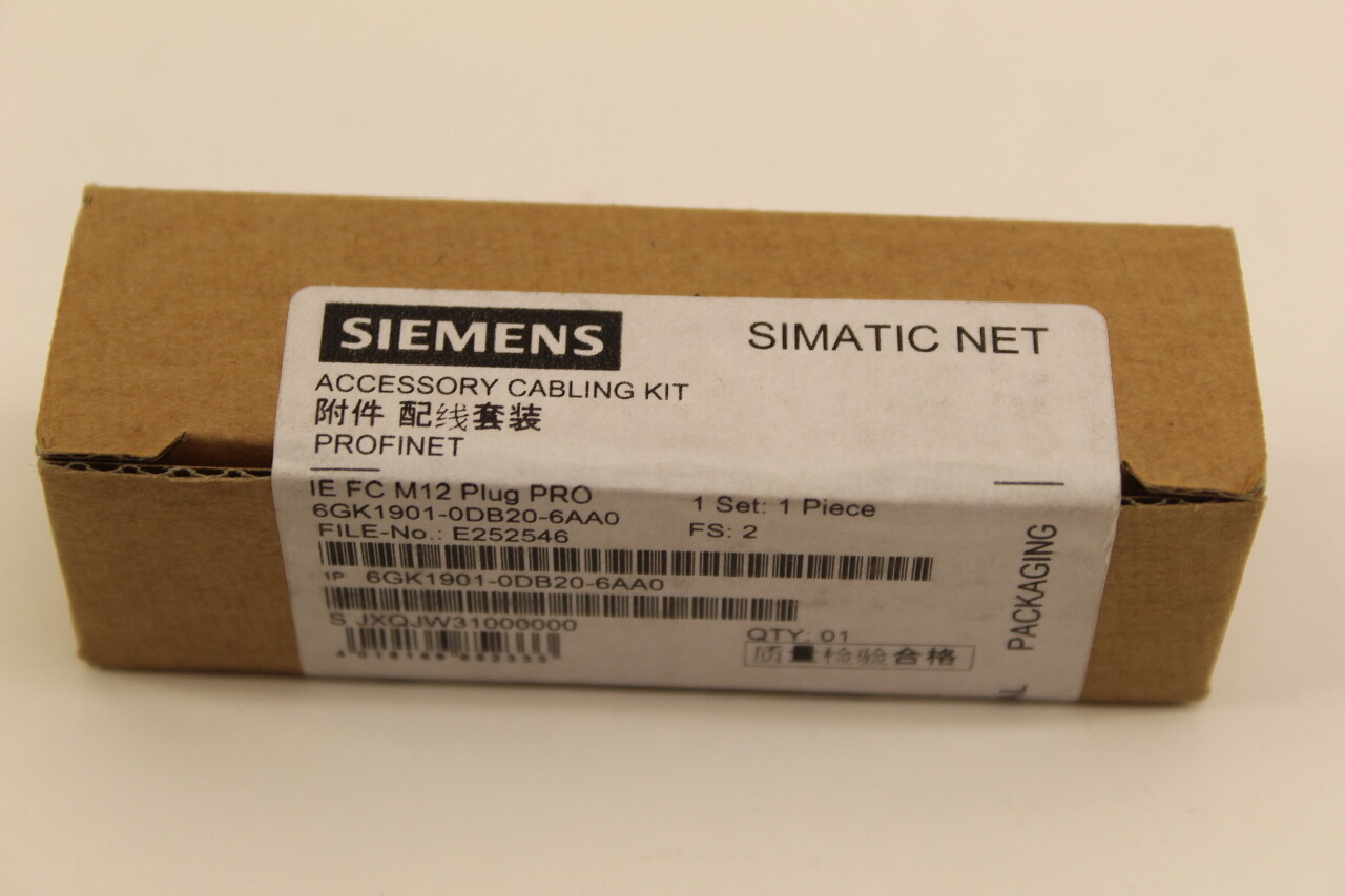 Siemens 6GK1901-0DB20-6AA0 Connector Plug Ethernet New In Sealed Box