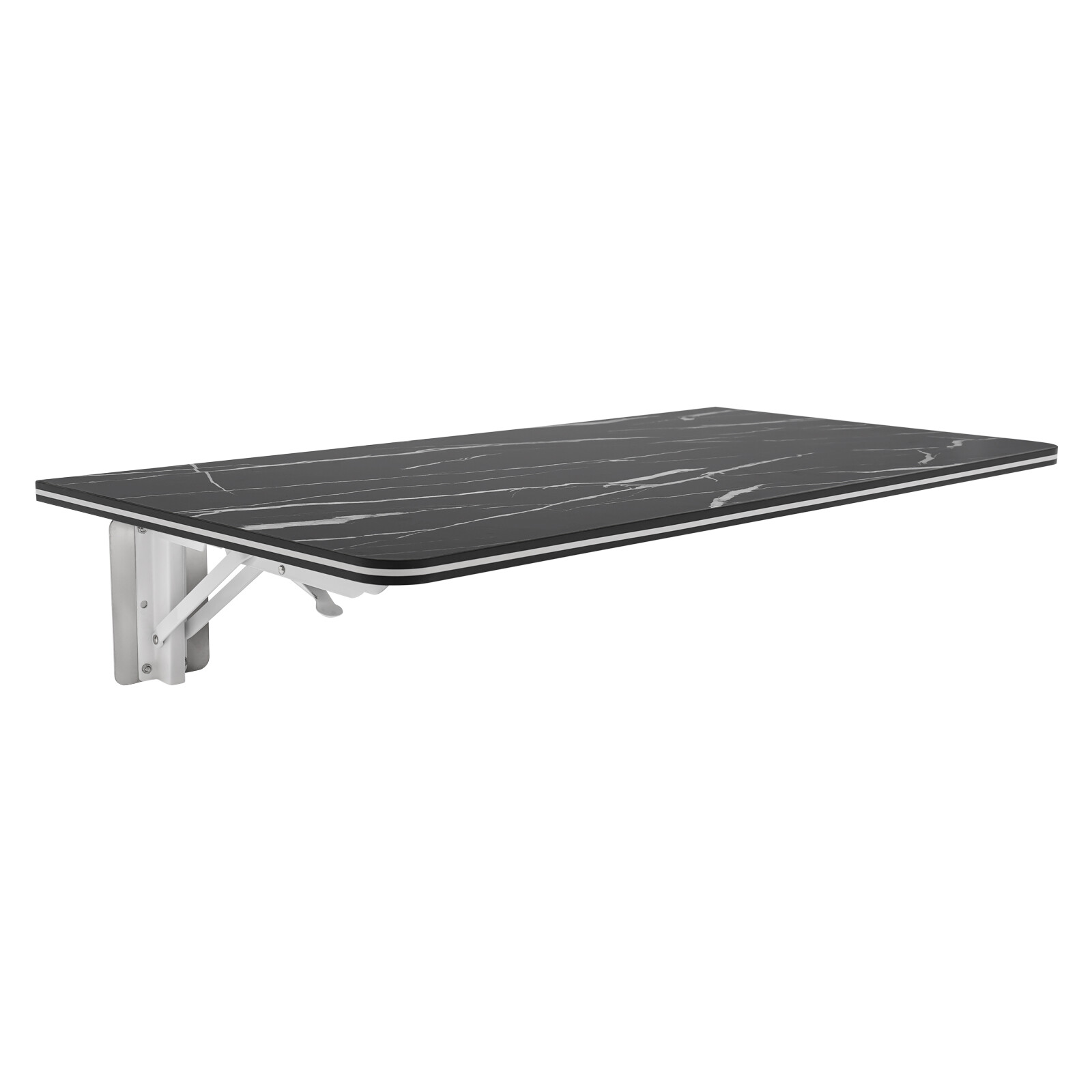 Folding Wall Desk, Wall-mounted Folding Table, Wall Mounted Folding Table Black
