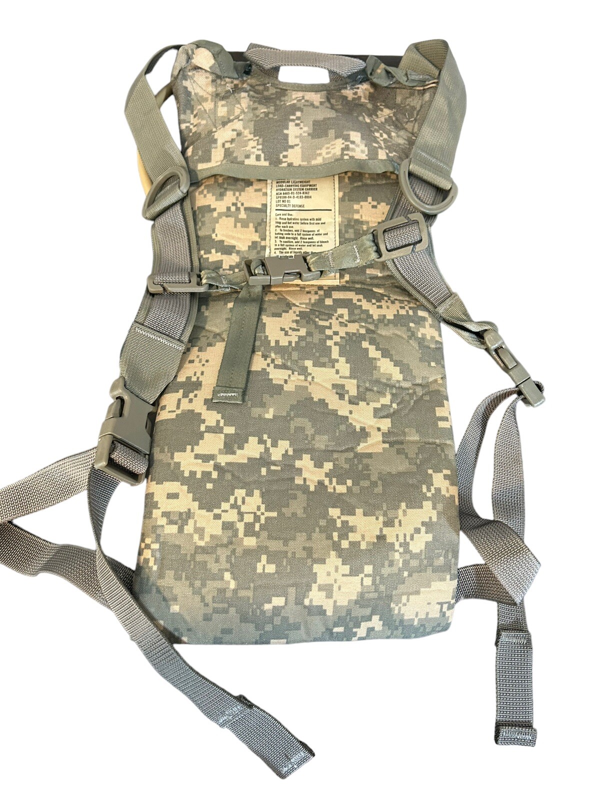 HYDRATION SYSTEM CARRIER MOLLE II NSN:8465-01-524-8362 New No Tag