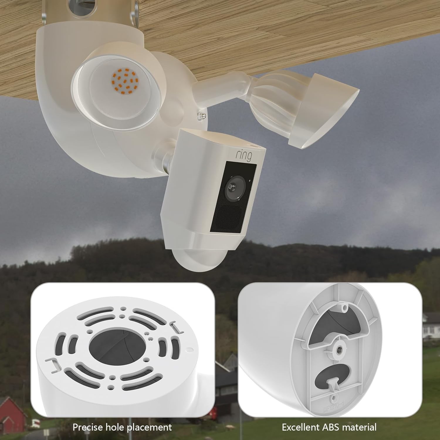 Eave Mount for Ring Floodlight Cam Wired Plus/Pro, Smart Lighting, Blink and