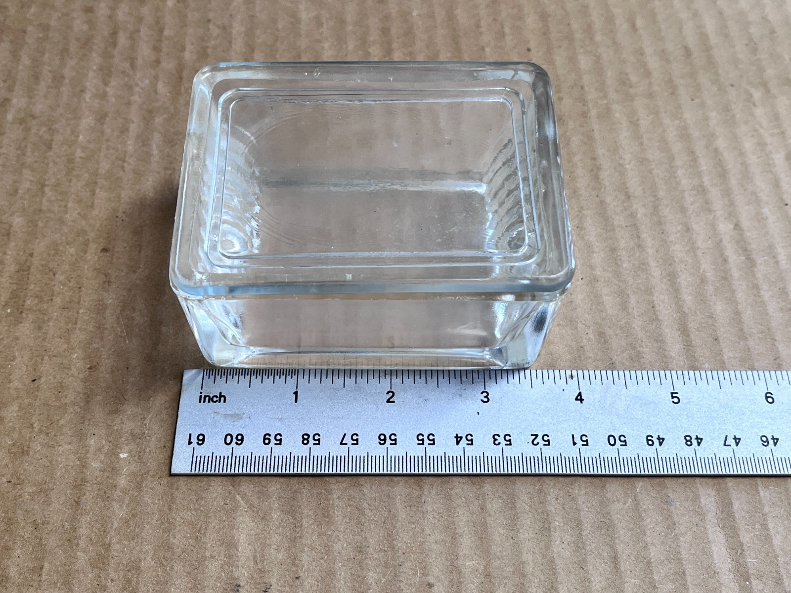 Glass Slide Staining Dish with Built-In Slide Rack