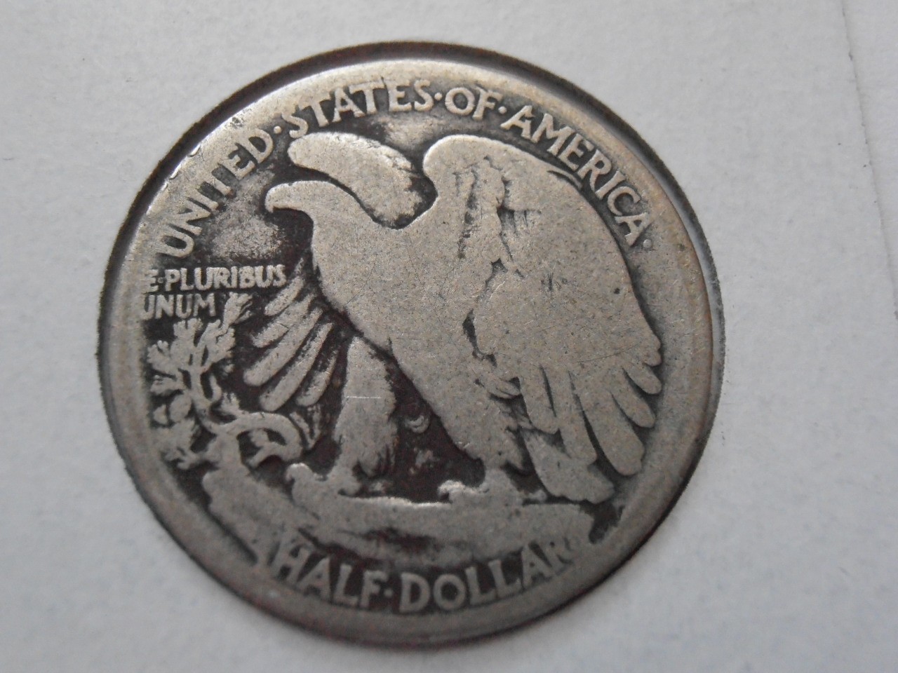 1916 D Walking Liberty Half Dollar, Semi-Key Date, (16DSR2))