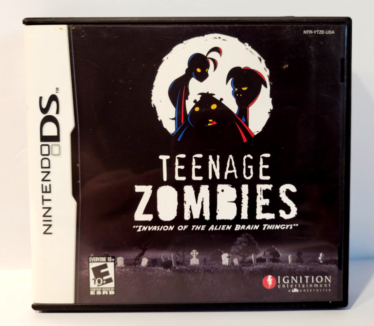 Teenage Zombies: Invasion of the Alien Brain Thingys DS Case And Manual ONLY