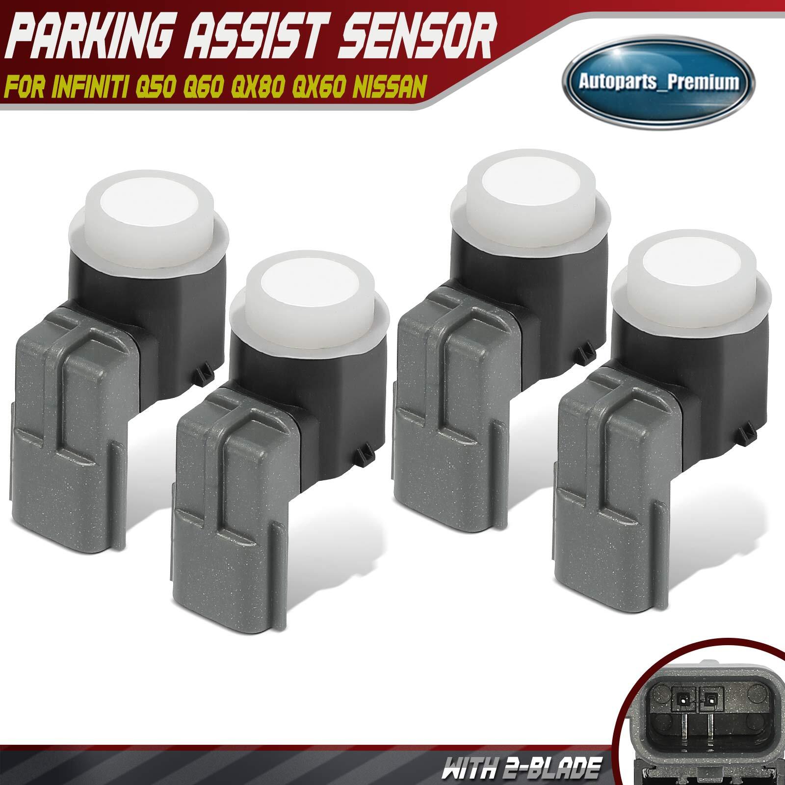 4pcs Front Parking Assist Sensor for Infiniti Q50 2018-2021 Q60 QX80 QX60 Nissan