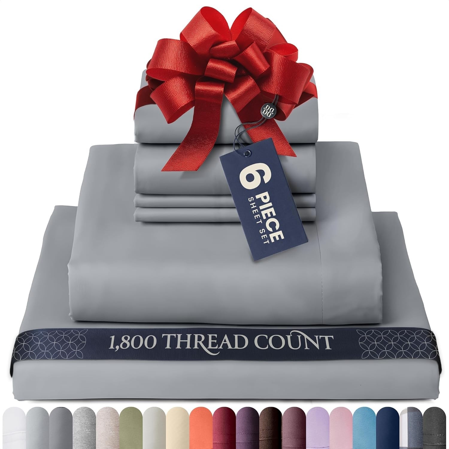 Breathable Microfiber King Sheet Set - 16 Inch Deep Pockets, 500-Night Guarantee
